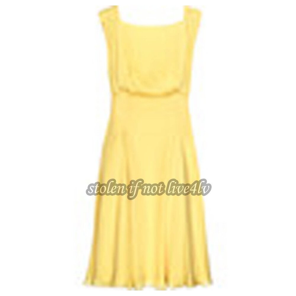 Worn 1x $1,980 Moschino BRA FRIENDLY sleeveless silk dress lined size IT 42 US 6